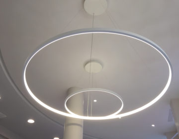 Suspension circulaire led